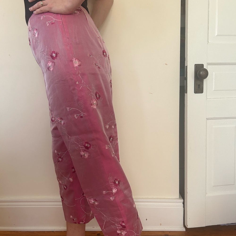 Shiny 1990’s Summer Party  cropped length pants !
